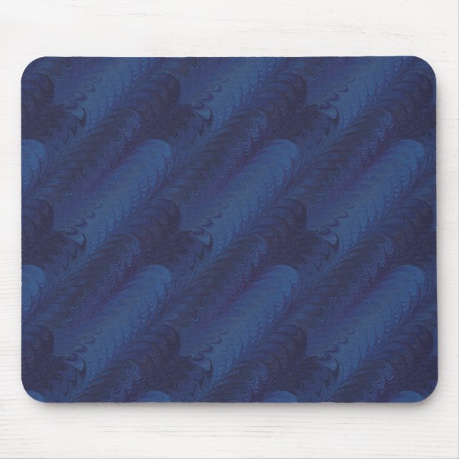 TAPIS DE SOURIS TEXTE BLEU VELVET (Devant)