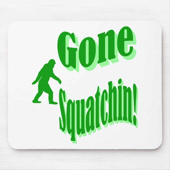 Tapis De Souris Texte du slogan vert parti (Devant)