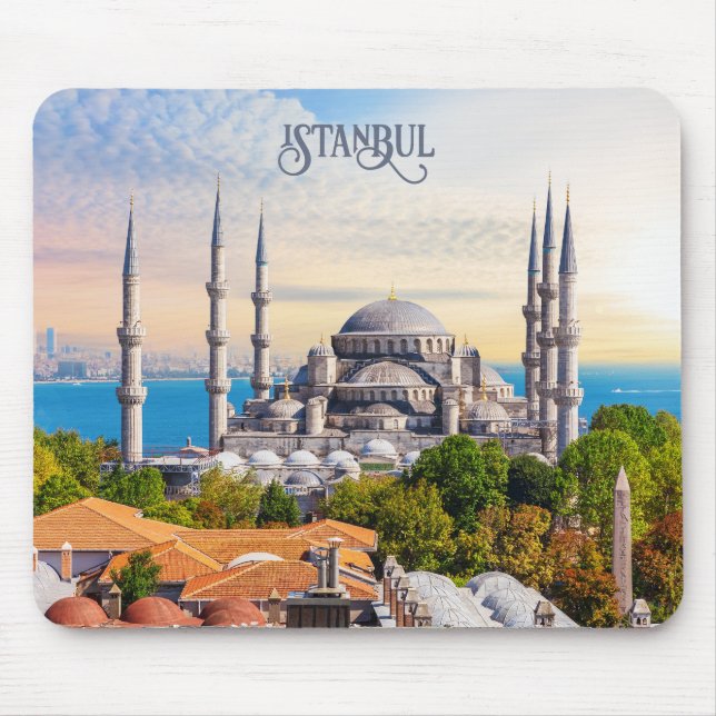 Tapis De Souris Texte personnalisé Istanbul (Devant)
