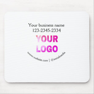 Tapis De Souris texte simple minimal ajoutez votre logo/design ici