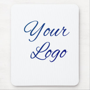 Tapis De Souris texte simple minimal ajoutez votre logo/dessin ici