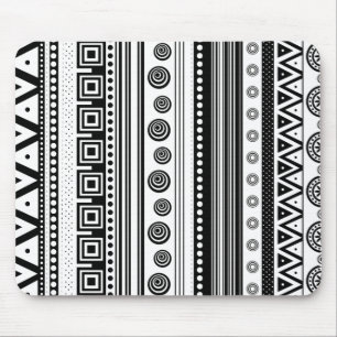 Tapis De Souris texture aztèque décorative BN