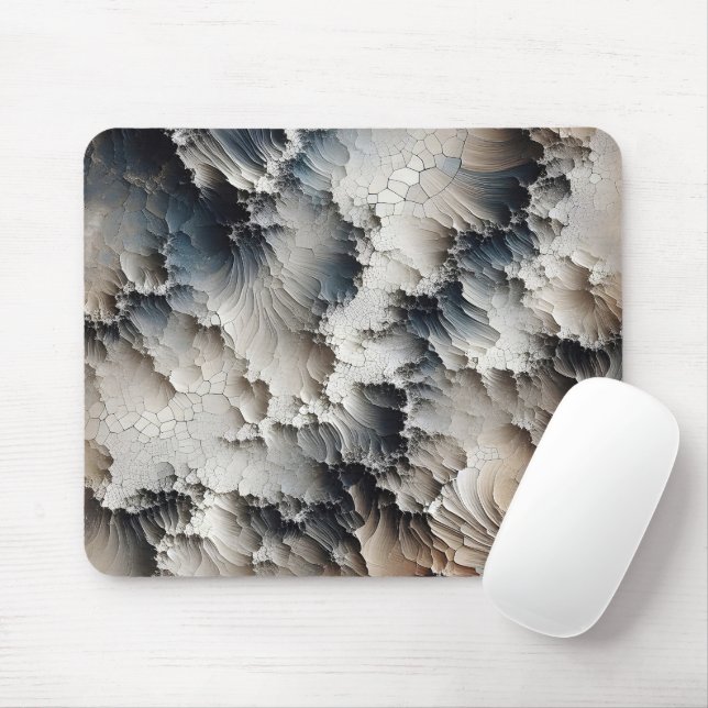 Tapis De Souris Texture Crackle Abstrait (Avec souris)