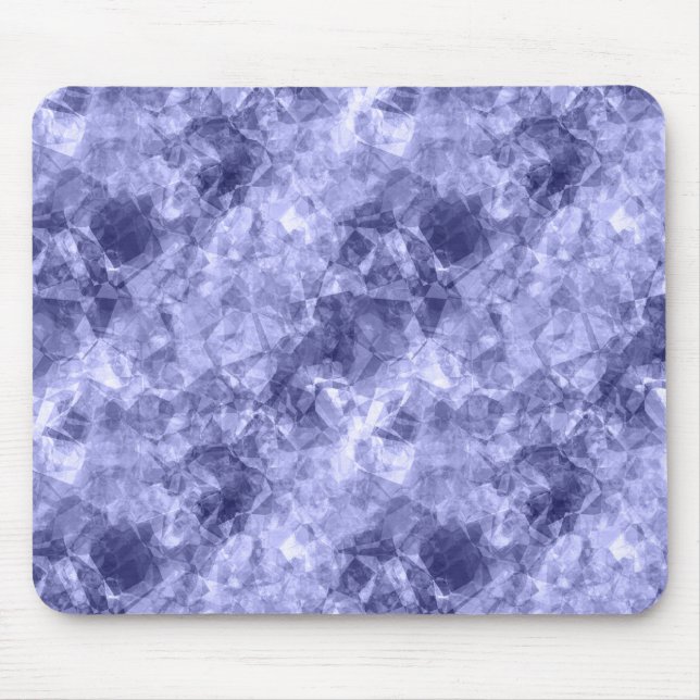 Tapis De Souris Texture croûtée bleu foncé (Devant)