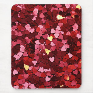 Tapis De Souris Texture de formes de cœur-20622