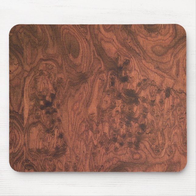 Tapis De Souris Texture en bois d'acajou de noeud (Devant)