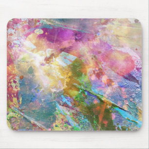 Tapis De Souris Texture grunge abstraite avec la peinture 3