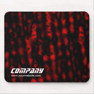 Tapis De Souris Texture rouge et noire, affaires
