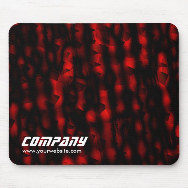 Tapis De Souris Texture rouge et noire, affaires (Devant)