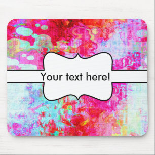 Tapis De Souris Texture rouge rose