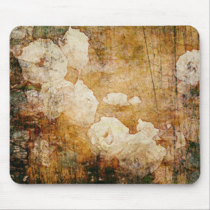 Tapis De Souris texture vintage florale grunge d'arrière - plan