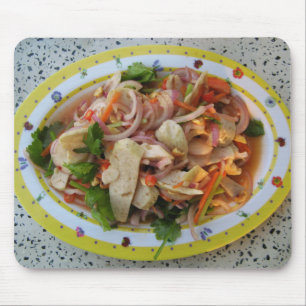 Tapis De Souris Thai Spicy Sausage Salad ... Asian Street Food