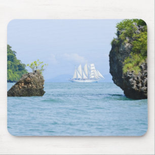 Tapis De Souris Thaïlande, mer d'Andaman. Navire clipper Star Fyer