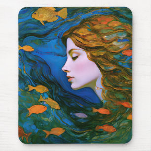 Tapis De Souris "Thalassa" - Les Femmes Dans L'Eau