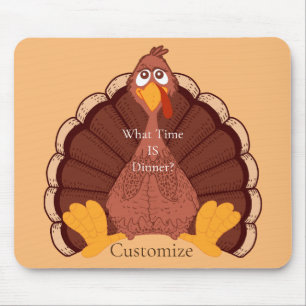 Tapis De Souris Thanksgiving Turkey Thunder Cove