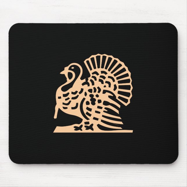 Tapis De Souris Thanksgiving Turquie (Devant)