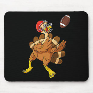 Tapis De Souris Thanksgiving Turquie Grand Récepteur Football Boys