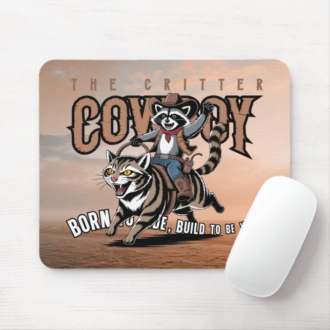 Tapis De Souris The critter cowboy | (Avec souris)