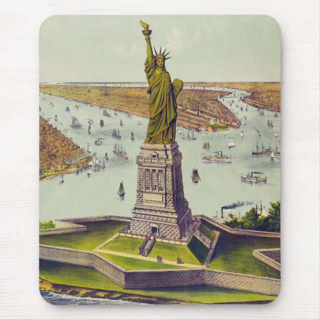 Tapis De Souris The Great Bartholdi Statue, Statue of Liberty (Devant)