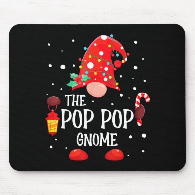 Tapis De Souris The P P Gnome Matching Family Christmas Gnome Paja (Devant)