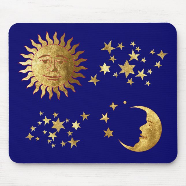 Tapis De Souris The Sun, les étoiles, la lune (Devant)