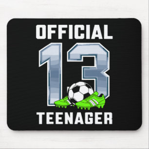 Tapis De Souris Thème de football pour la fête officielle d'annive
