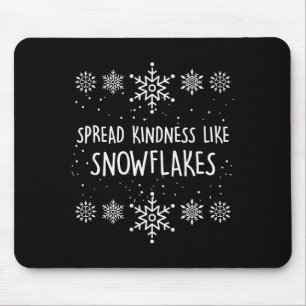 Tapis De Souris Thème de Noël Répandez la gentillesse comme des fl