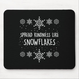 Tapis De Souris Thème de Noël Répandez la gentillesse comme des fl