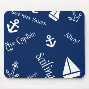 Tapis de souris Thème Naútíque de Voile