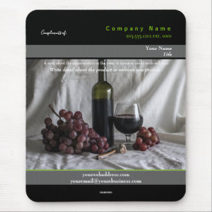 Tapis De Souris Thème promotionnel du vin Mousepad - HAMbyWG