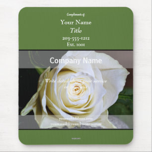 Tapis De Souris Thème Rose de Mousepad promotionnel - HAMbyWG