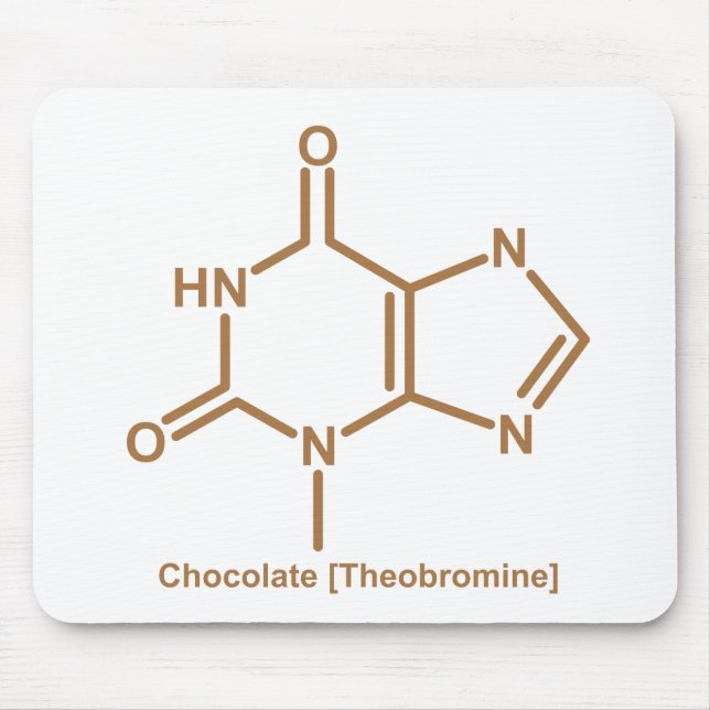 Tapis De Souris Théobromine de chocolat (Devant)