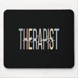 Tapis De Souris Thérapeute de santé Boho Thérapie de santé mentale