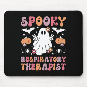 Tapis De Souris Thérapeute respiratoire éffrayante Halloween Respi