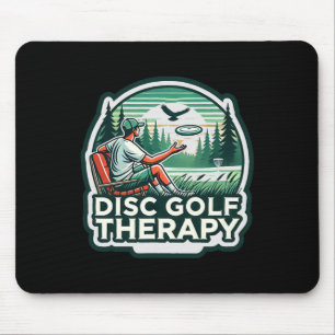 Tapis De Souris Thérapie de Disc Golf - Relaxez Et Jouez