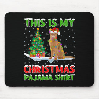 Tapis De Souris This Is My Christmas Pajama Shirt Christmas