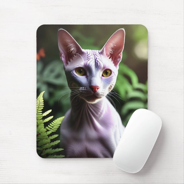 Tapis De Souris Thon Le Chat Sphynx Sans Cheveux, Mousepad (Avec souris)