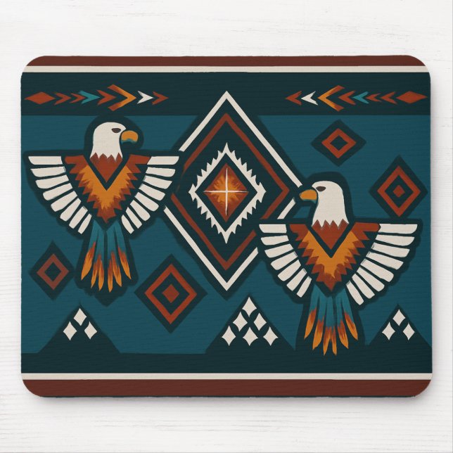 Tapis De Souris Thunderbird Spirit Tribal Motif Pad (Devant)