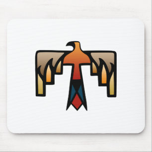Tapis De Souris Thunderbird - symbole indien indigène