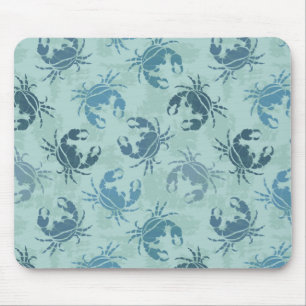 Tapis De Souris Tie Dye Motif De Crabes