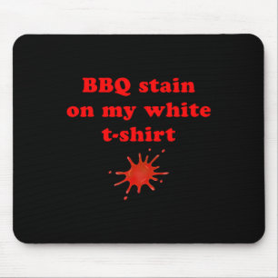 Tapis De Souris Tige Barbecue Sur Mon Blanc 2