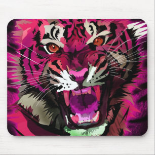 Tapis De Souris Tiger - Rose