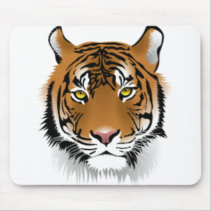 Tapis De Souris Tiger Sumatran Tiger Faune Homme Mangé Wildcat