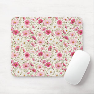 Tapis De Souris Tiges de fleurs de cosmos aérées