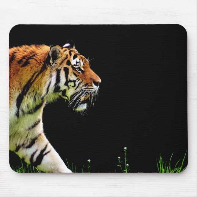 Tapis De Souris Tigre approchant - Oeuvres d'art d'animaux sauvage (Devant)