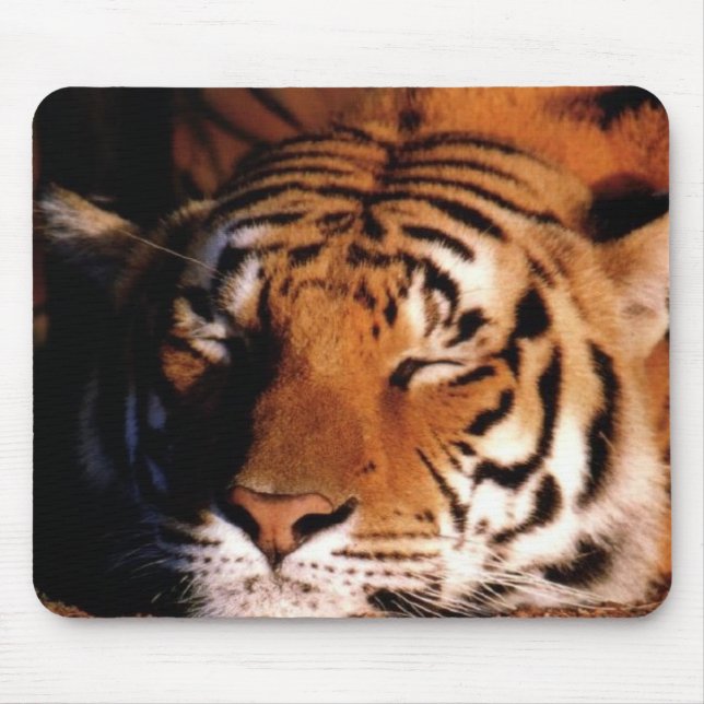 Tapis De Souris "Tigre couché" Mousepad (Devant)