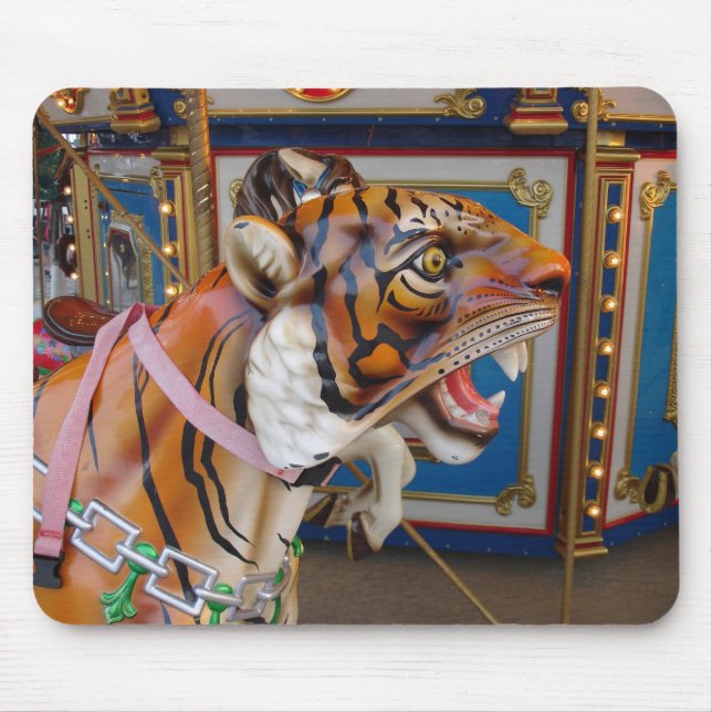 Tapis De Souris Tigre de carrousel (Devant)