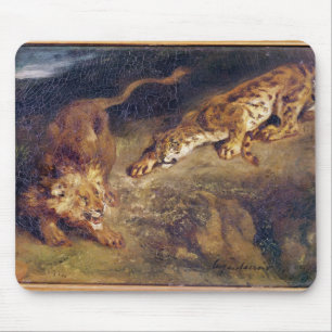 Tapis De Souris Tigre et lion