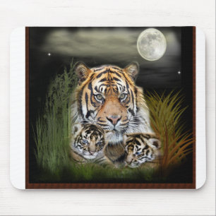 Tapis De Souris Tigre et petits