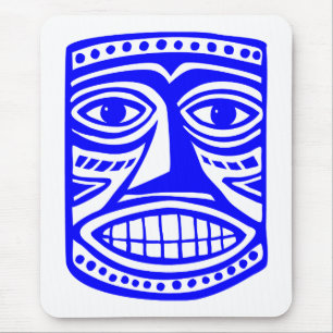 Tapis De Souris Tiki Toby - Bleu